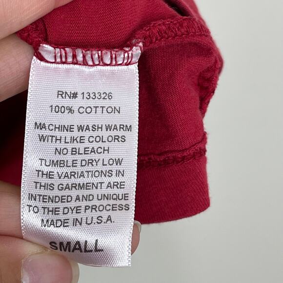 Retro Brand Chicago Blackhawks Scoop Neck Tee Red - Picture 8 of 8